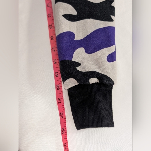 Brazilian Rexpeita Purple, White and Black Camo Reversible Zip Jacket Size Small - Picture 10 of 11